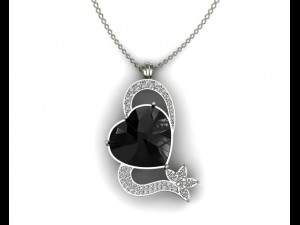 heart onyx pendant 3D Модель