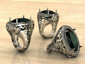 alxndrit ring Modelo 3D