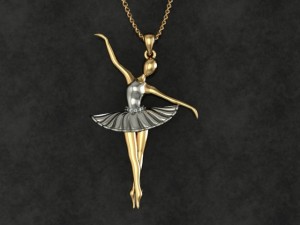 ballet pendant Modelo 3D