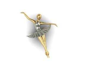 ballet pendant 3D Model
