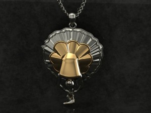ballet dancer pendant Modelo 3D