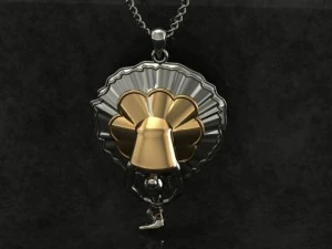ballet dancer pendant 3D Model
