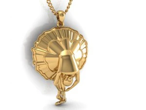 ballet dancer pendant 3D Model