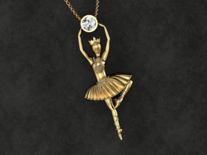 ballet pendant 2 Modello 3D
