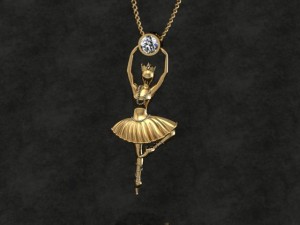 ballet pendant 2 Modello 3D