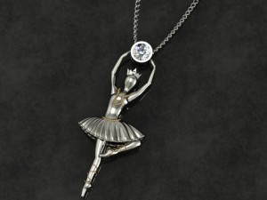 ballet pendant 2 Modello 3D