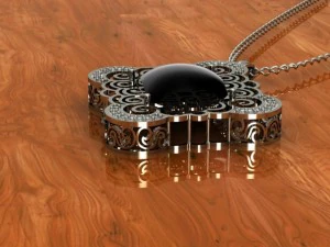sq pendant 3D Model