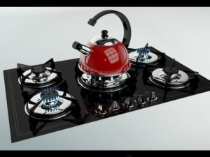 modern cooktop Modelo 3D