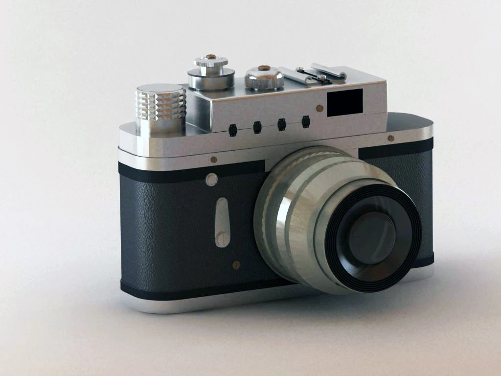 camera zorki  4 3D Model .c4d .max .obj .3ds .fbx .stl .blend 
