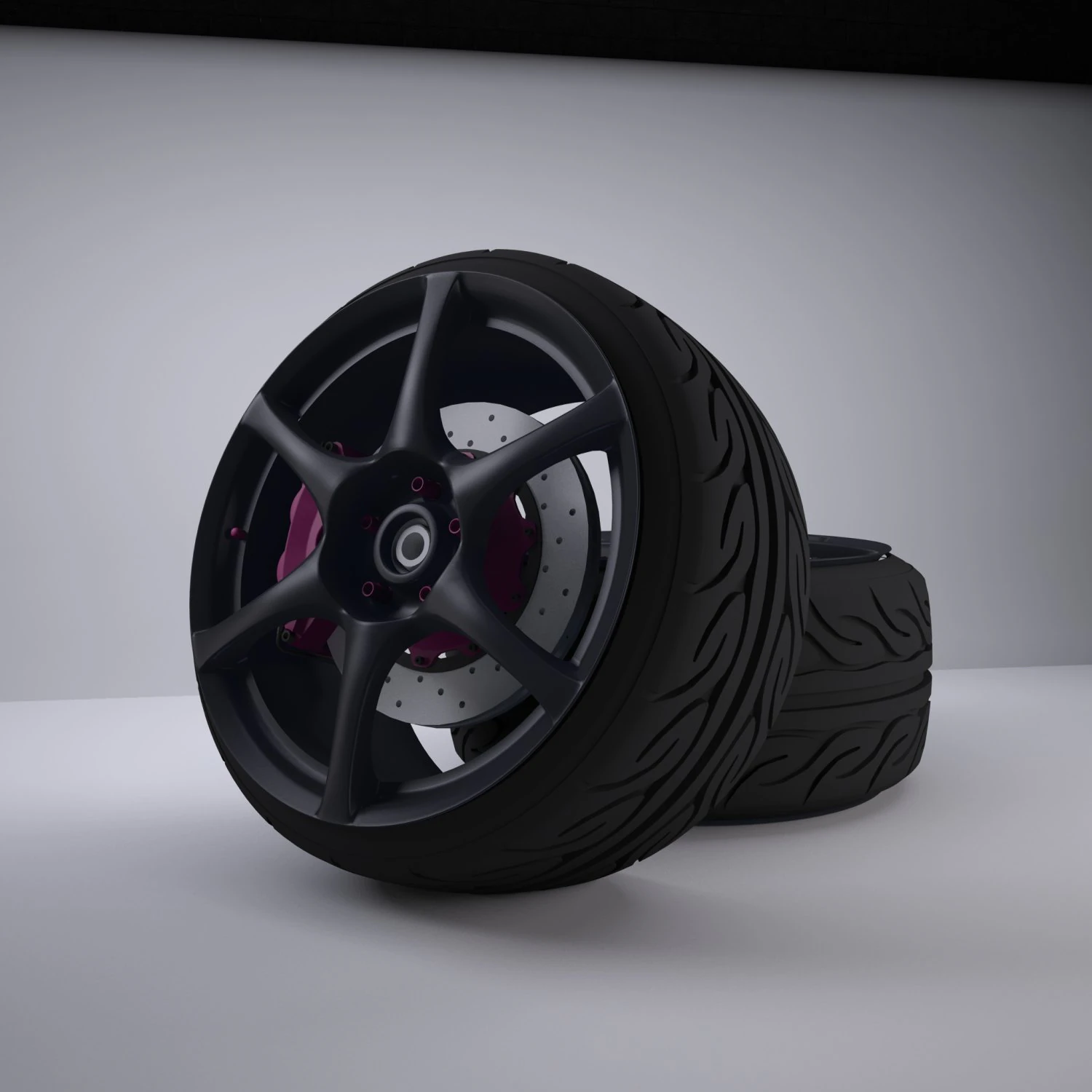 nissan skyline r34 gtr rim 3D Model .c4d .max .obj .3ds .fbx .stl .blend