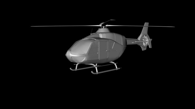 eurocopter ec135 3Dモデル .c4d .max .obj .3ds .fbx .stl .blend 