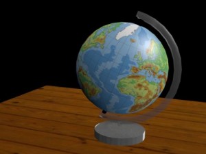 animated 3d globe 3D Model