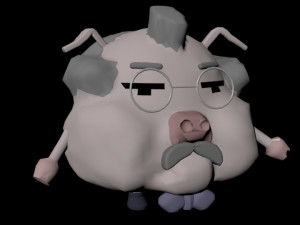 old pig 3D Model