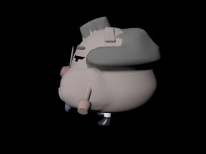 old pig 3D Model