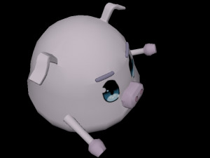 baby pig Modèle 3D