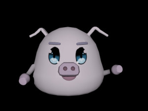 baby pig Modèle 3D