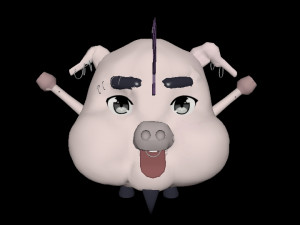 heavy metal pig 3Dモデル
