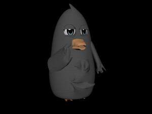 tall bird Modello 3D