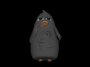 tall bird 3D Model
