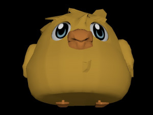 yellow bird 3D मॉडल
