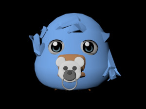baby bird 3D Модель
