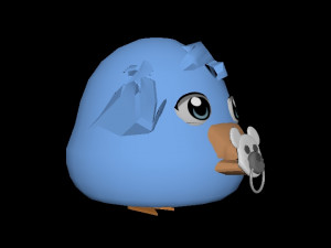 baby bird 3D Модель