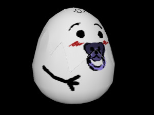 egg baby bird Modelo 3D