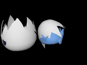 egg baby bird Modelo 3D