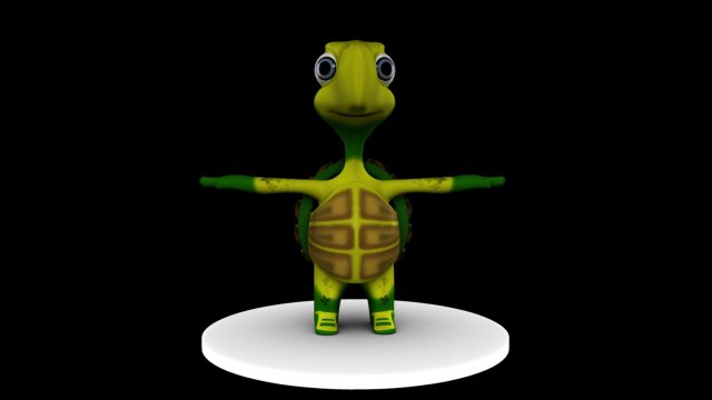 turtle3dmodel Modèle 3D .c4d .max .obj .3ds .fbx .stl .blend 