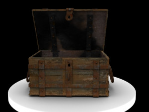 old treasure box 3Dモデル