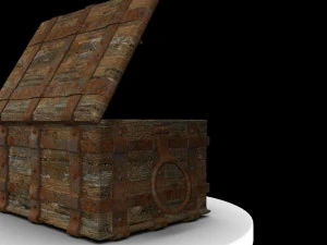 old treasure box 3D Model