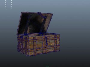 old treasure box 3Dモデル