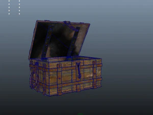 old treasure box 3D Model