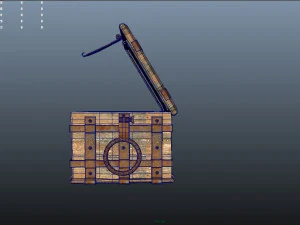old treasure box 3D Model