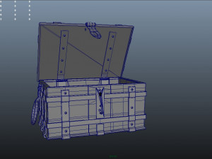 old treasure box 3Dモデル
