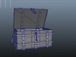 old treasure box 3D Model