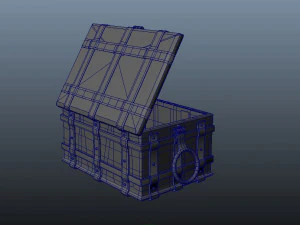 old treasure box 3D Model