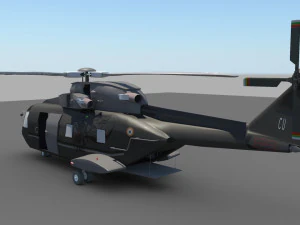 军用直升机 3D 模型