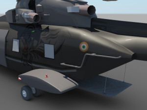 army helicopter 3D 模型