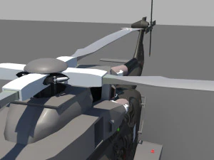 army helicopter 3D Model