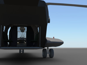 army helicopter 3D 模型