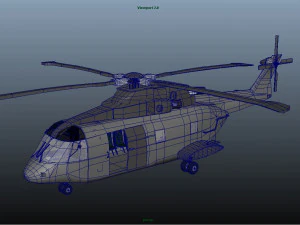 army helicopter 3D Model