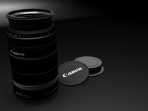 canon efs lens 3D मॉडल