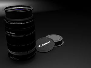 canon efs lens 3D Model
