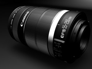canon efs lens 3D मॉडल
