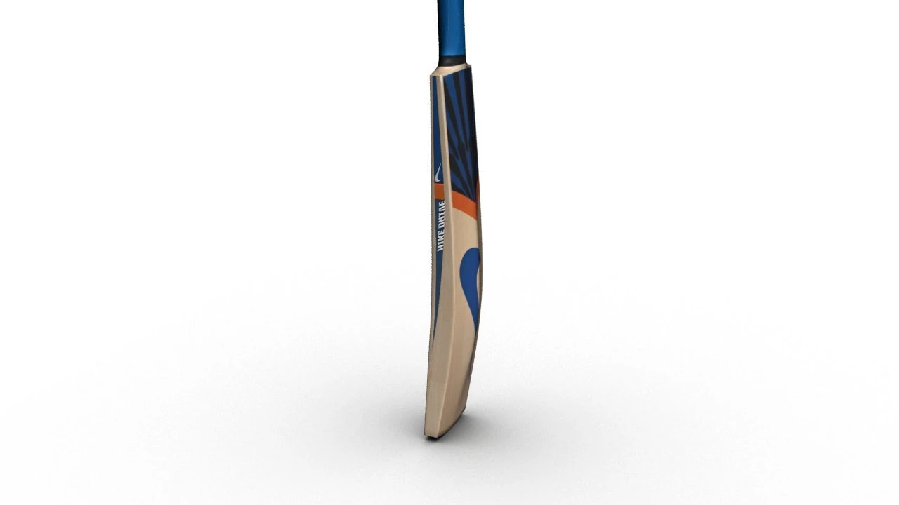 cricket bat 3D Model .c4d .max .obj .3ds .fbx .stl .blend 