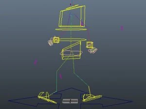 army men with rigging 3D Model