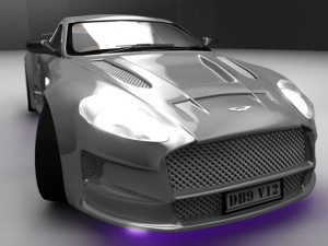 aston martin db9 Model 3D