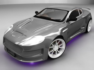 aston martin db9 Model 3D