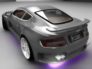 aston martin db9 Model 3D